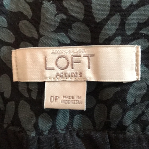 Black Patterned High Waisted Skirt - Picture 3 of 3